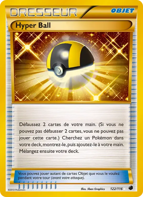 Carte Pokémon Hyper Ball #122 — Glaciation Plasma