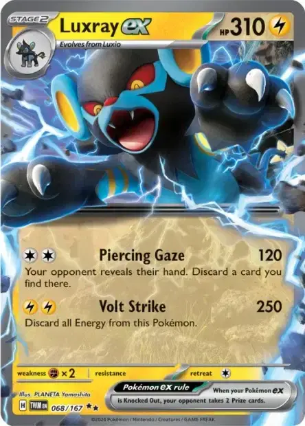 Carte Pokémon Luxray ex #068/167 — Jumbo
