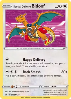 Special Delivery Bidoof #SWSH177 — Sword & Shield Promos