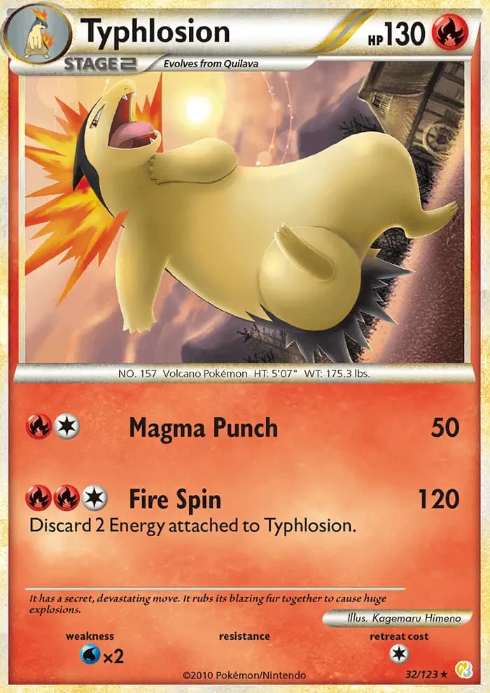 Typhlosion #32 — HeartGold SoulSilver
