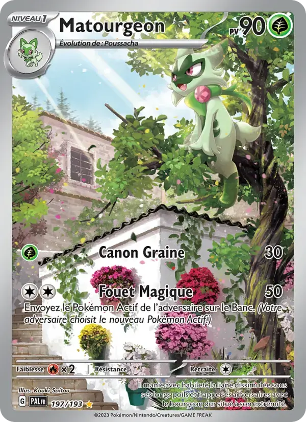 Carte Pokémon Matourgeon #197 — Évolutions à Paldea