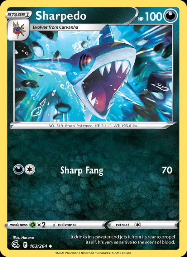 Sharpedo #163 — Fusion Strike