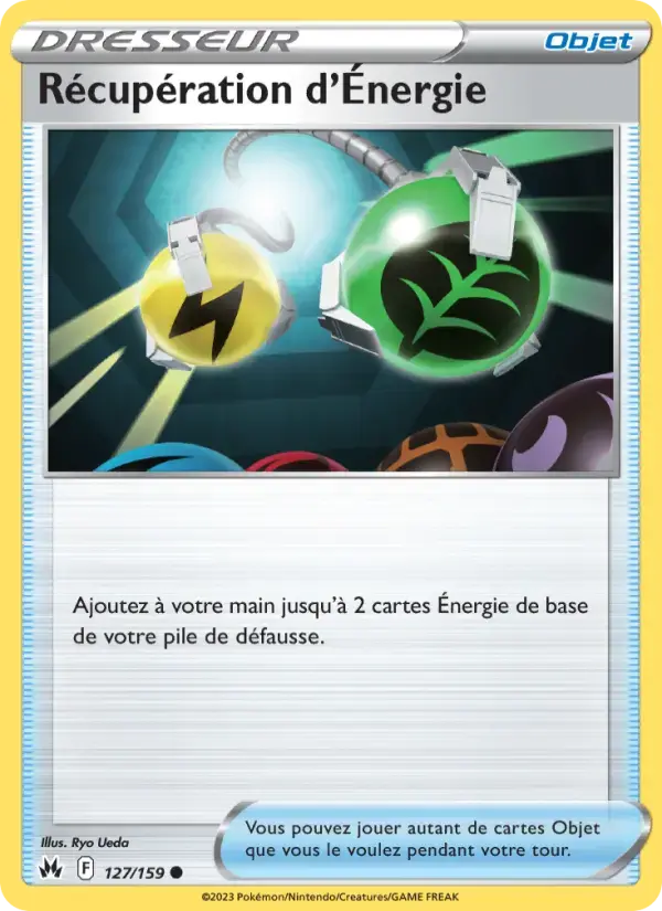 Carte Pokémon Récupération d'Énergie #127 — Zénith Suprême