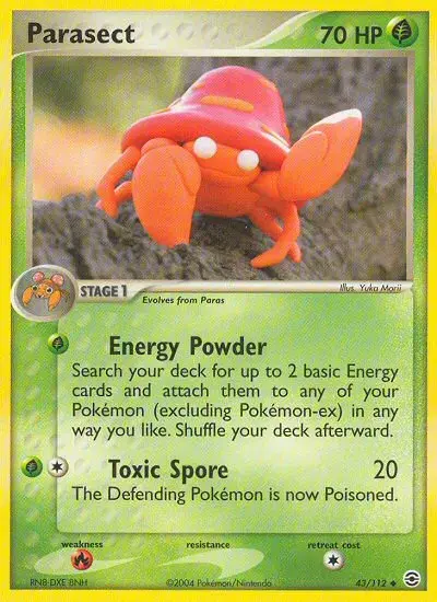 Parasect #43 — FireRed & LeafGreen