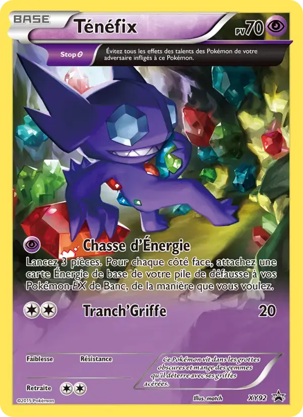 Carte Pokémon Ténéfix #XY92 — Promos X&Y