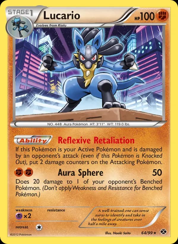 Lucario #64 — Next Destinies