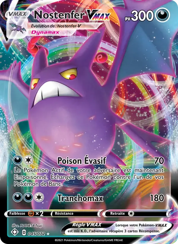 Carte Pokémon Nostenfer VMAX #45 — Destinées Radieuses
