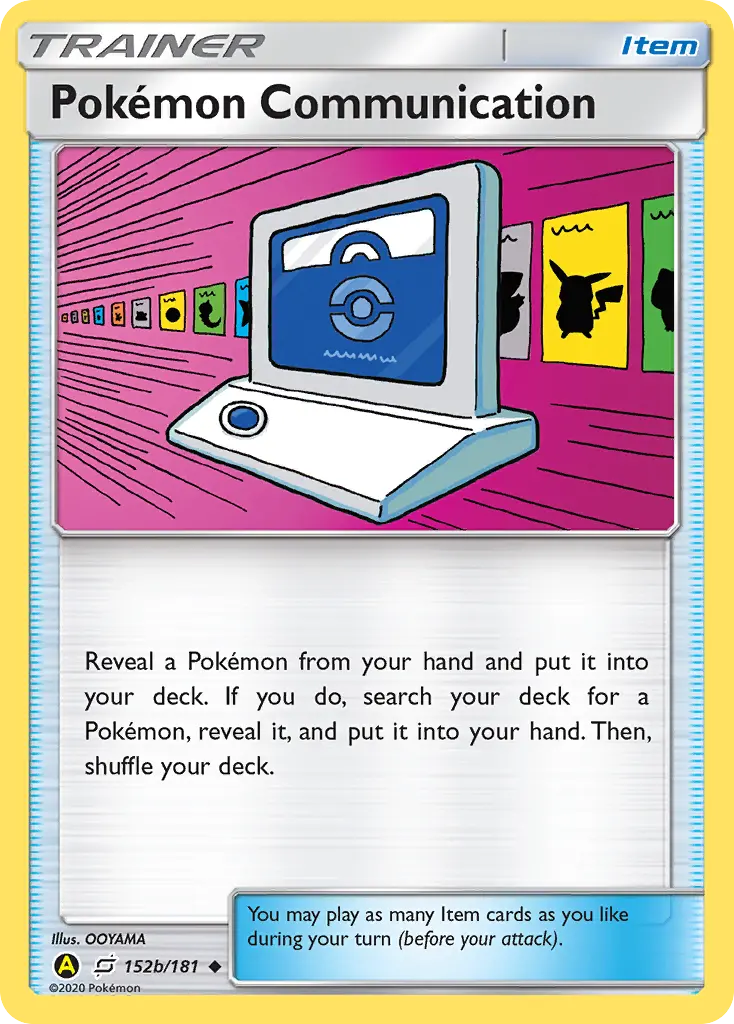 Carte Pokémon Pokémon Communication #152b — Duo de Choc
