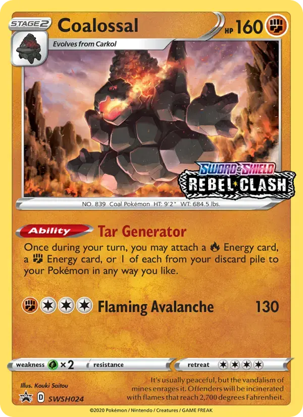 Coalossal #SWSH024 — Sword & Shield Promos