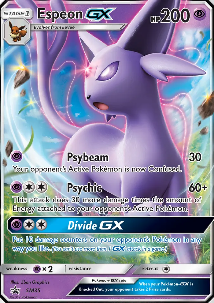 Carte Pokémon Mentali GX #SM35 — Promos Soleil et Lune