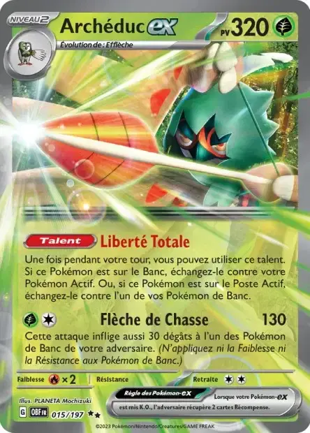 Carte Pokémon Archéduc ex #015/197 — Jumbo