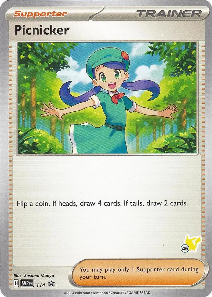 Carte Pokémon Fan de Pique-Nique #Pikachu 46 — Académie de Combat 2024