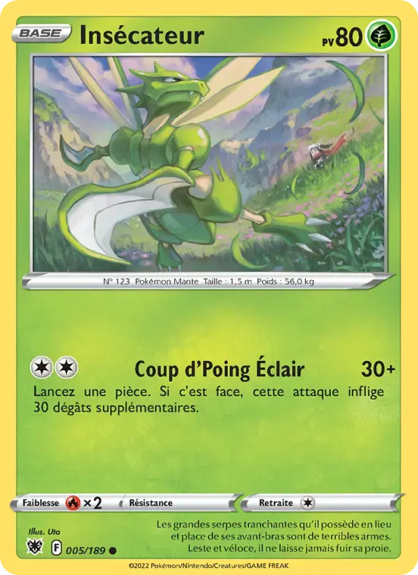 Carte Pokémon Insécateur #005 — Astres Radieux