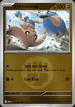 Hitmontop #102 Non Holo — Ascended Heroes