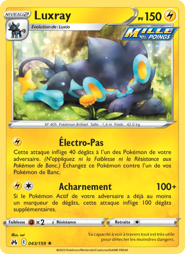 Carte Pokémon Luxray #043 — Zénith Suprême