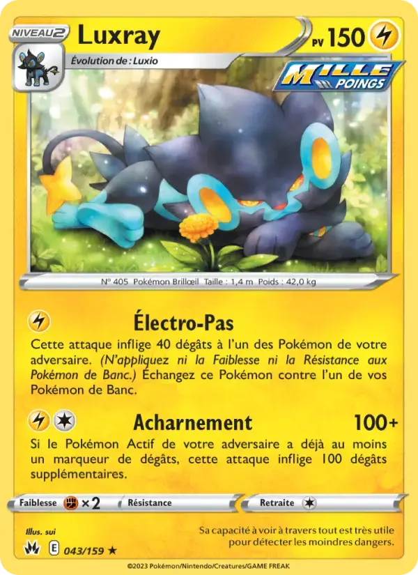 Carte Pokémon Luxray #043 — Zénith Suprême