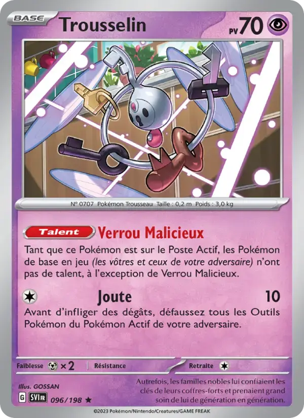 Carte Pokémon Trousselin #096 — Écarlate et Violet