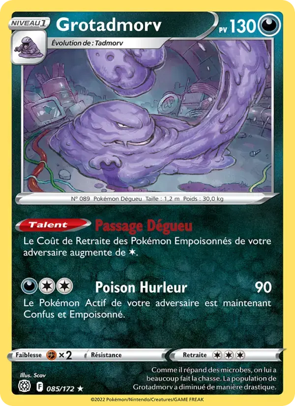Carte Pokémon Grotadmorv #085 — Stars Étincelantes