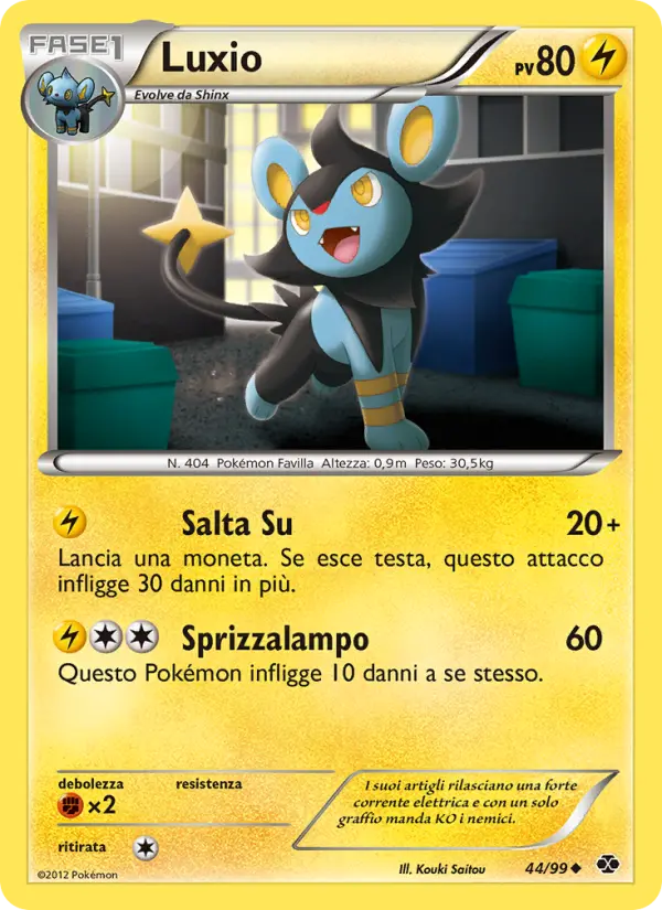 Carte Pokémon Luxio #44 — Destinées Futures