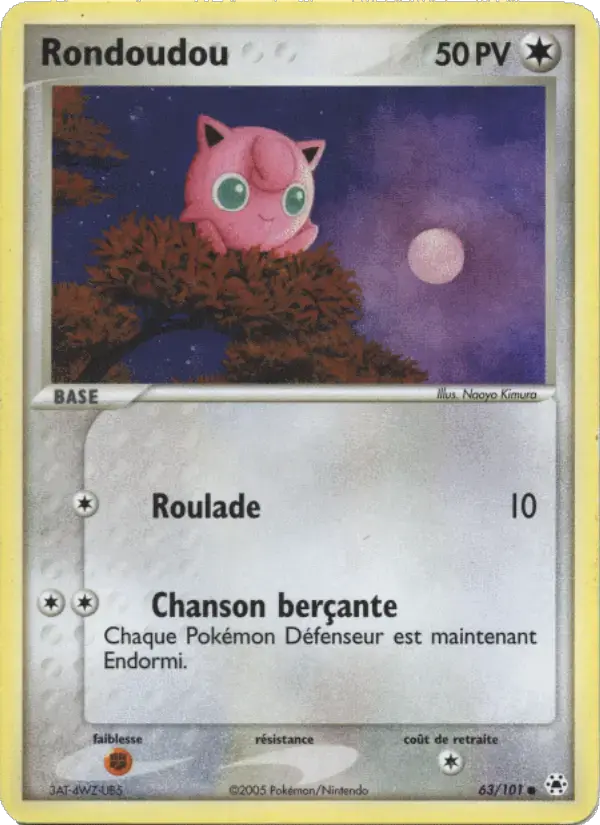 Carte Pokémon Rondoudou #63 — Légendes Oubliées