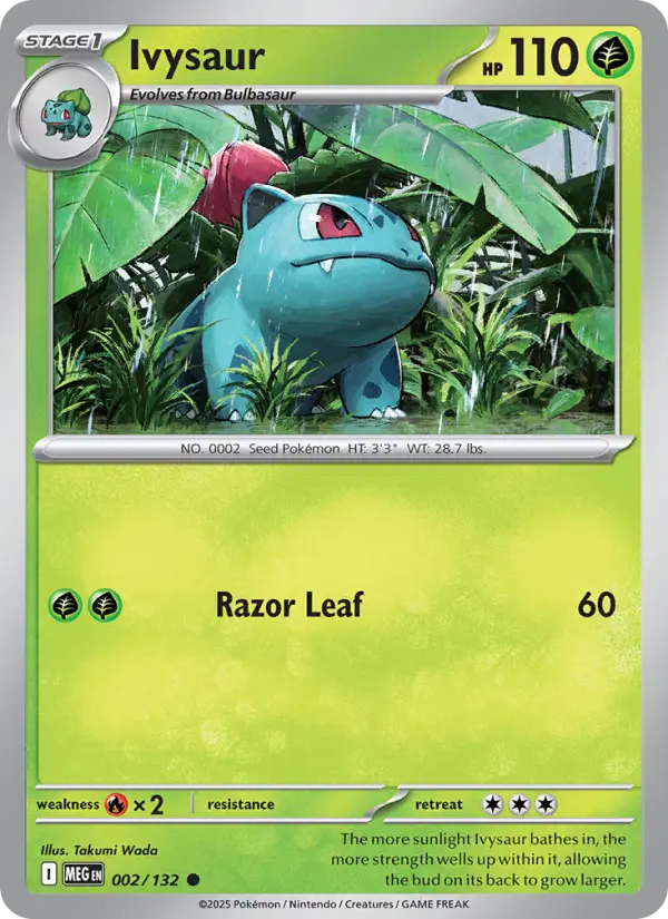 Carte Pokémon Herbizarre #002 — Méga-Évolution