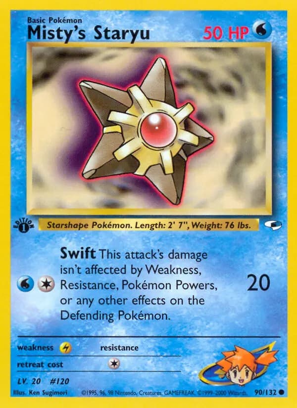 Misty's Staryu #90 — Gym Heroes