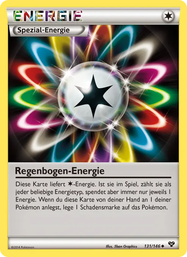 Carte Pokémon Énergie Multicolore #131 — XY