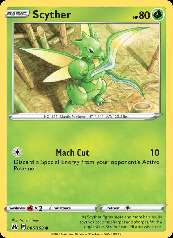Scyther #006 — Crown Zenith