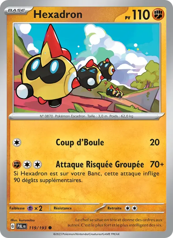 Carte Pokémon Hexadron #119 — Évolutions à Paldea
