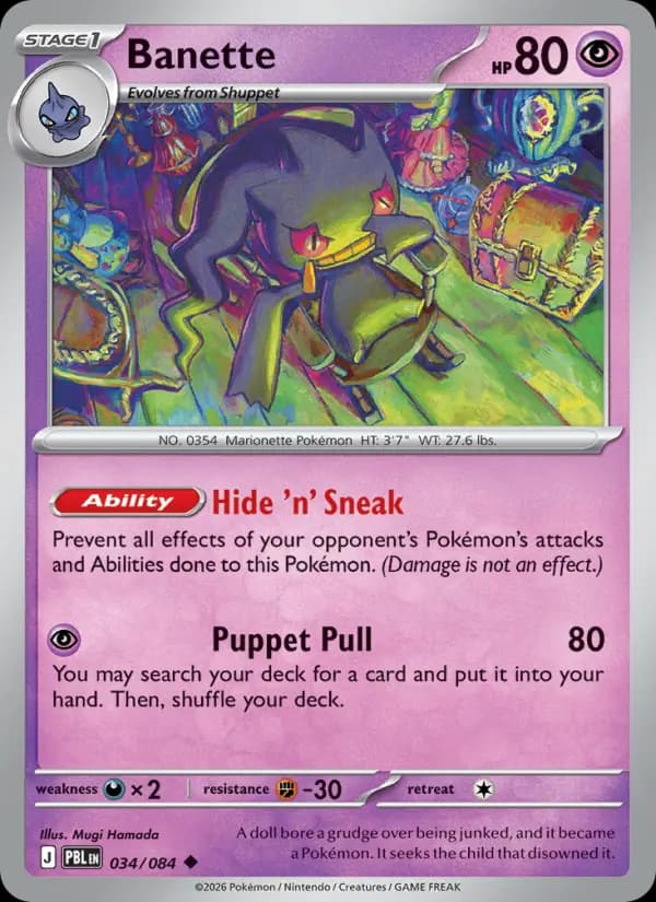 Banette #034 — Pitch Black