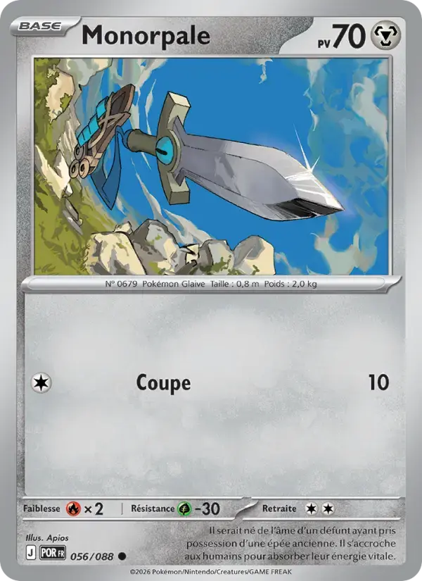 Carte Pokémon Monorpale #056 — Équilibre Parfait