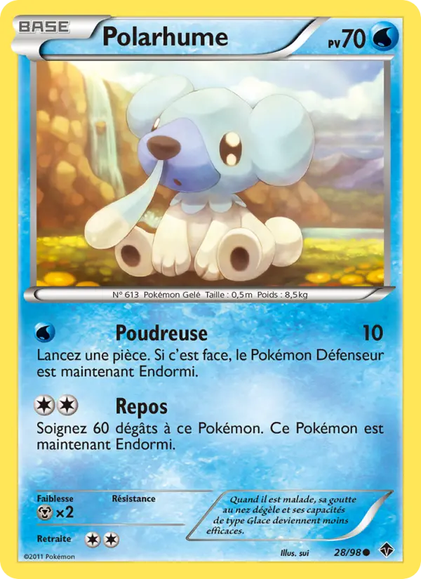Carte Pokémon Polarhume #28 — Pouvoirs Émergents