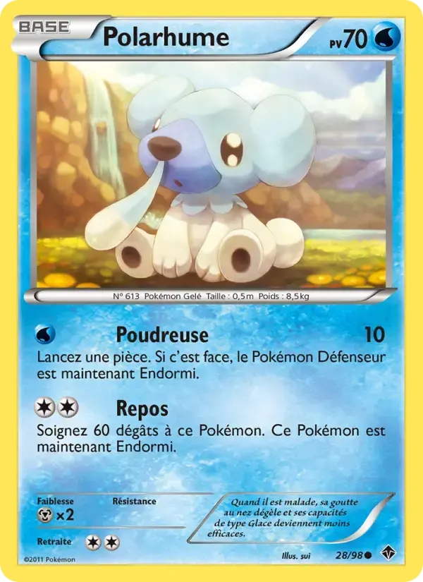 Carte Pokémon Polarhume #28 — Pouvoirs Émergents