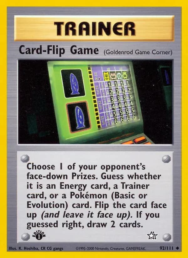 Card-Flip Game #92 — Neo Genesis