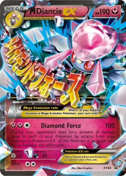 Carte Pokémon Méga Diancie-EX #XY44 — Jumbo