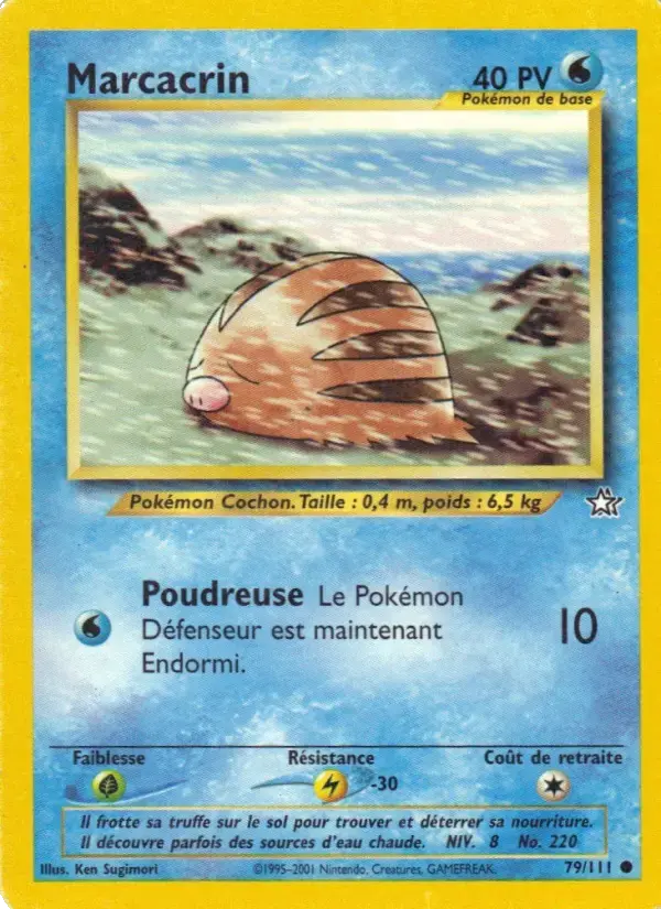 Carte Pokémon Marcacrin #79 — Neo Genesis