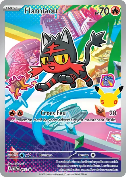 Carte Pokémon Flamiaou #044 — Promos Méga-Évolution