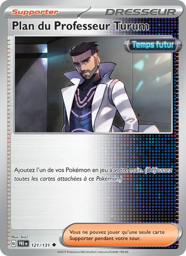 Carte Pokémon Plan du Professeur Turum #121 — Évolutions Prismatiques