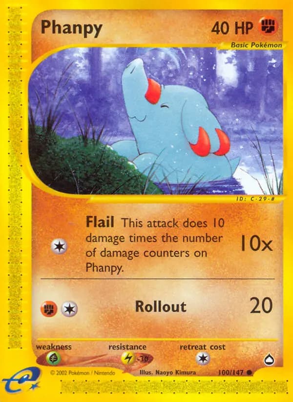 Phanpy #100 — Aquapolis