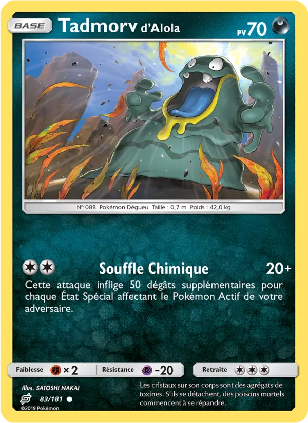 Carte Pokémon Tadmorv d’Alola #83 — Duo de Choc