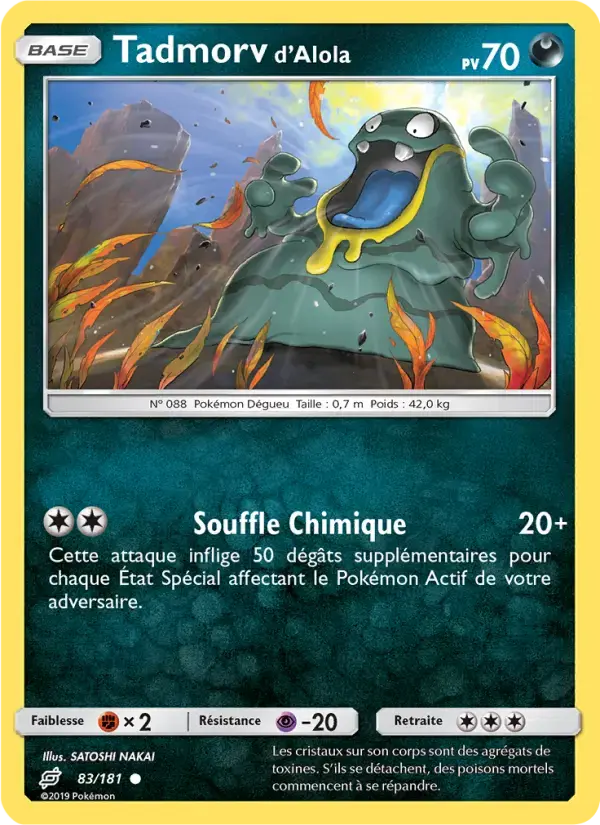 Carte Pokémon Tadmorv d’Alola #83 — Duo de Choc