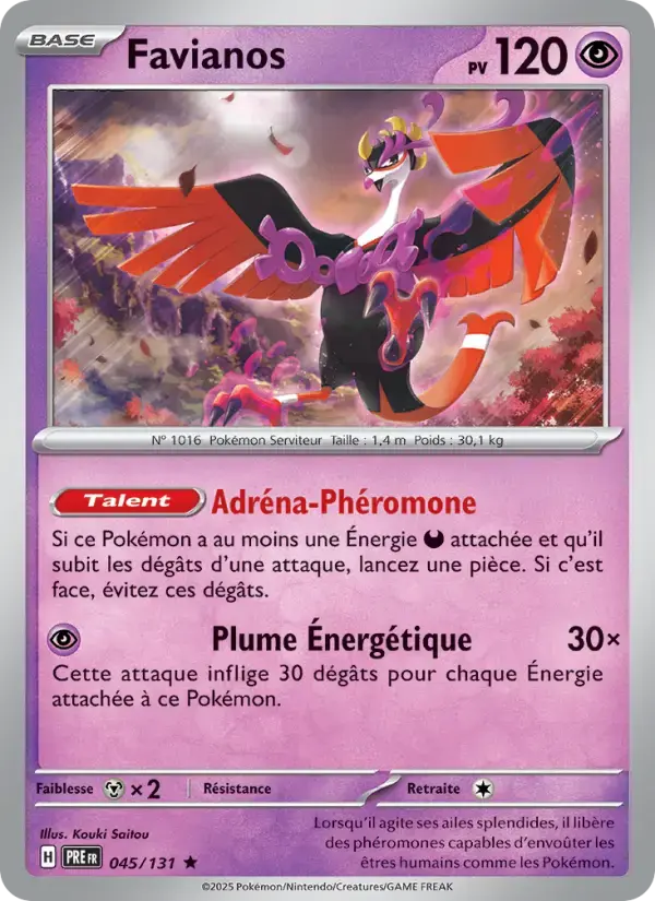 Carte Pokémon Favianos #045 — Évolutions Prismatiques