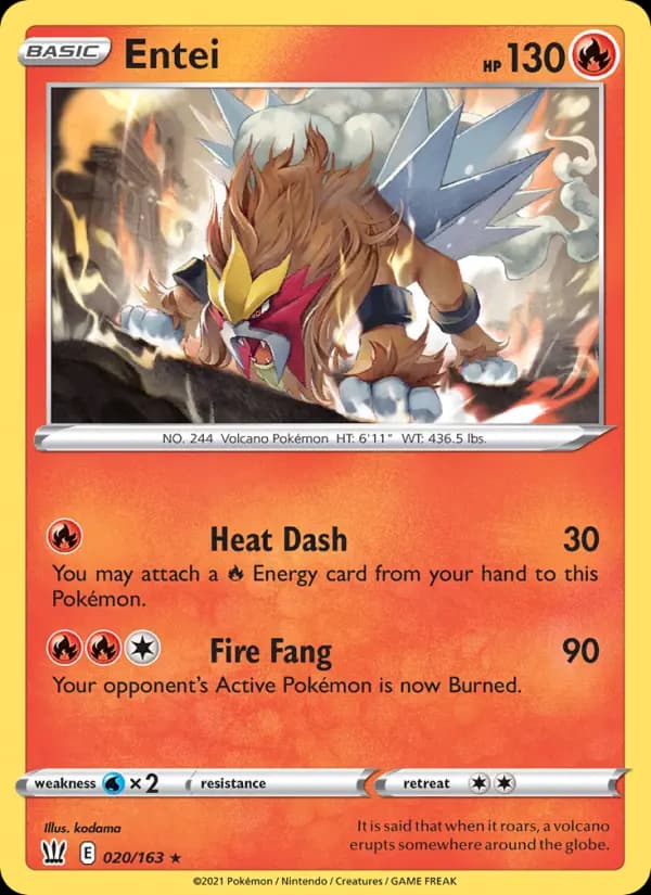 Entei #20 — Battle Styles
