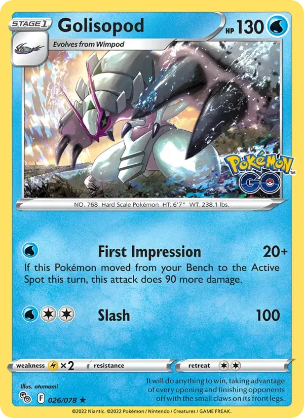 Golisopod #026 — Pokémon GO