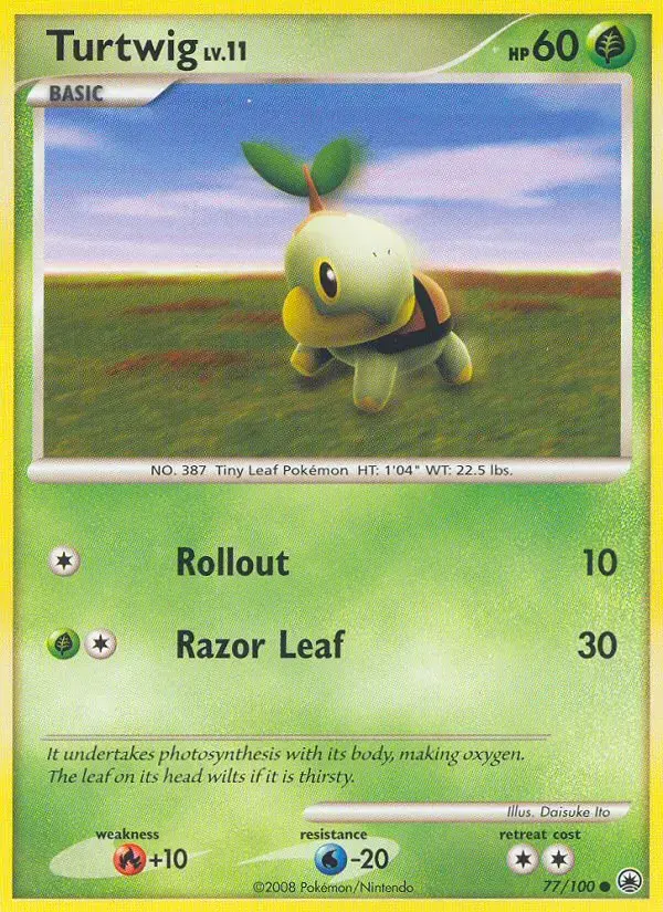 Turtwig #77 — Majestic Dawn