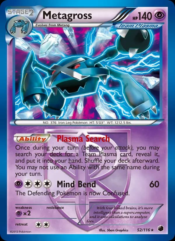 Metagross #52 — Plasma Freeze