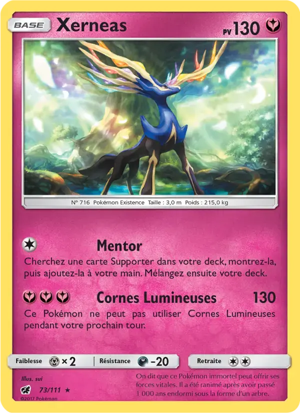 Carte Pokémon Xerneas #73 — Invasion Carmin