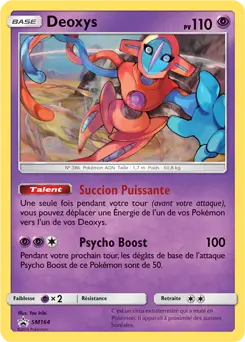Carte Pokémon Deoxys #SM164 — Promos Soleil et Lune