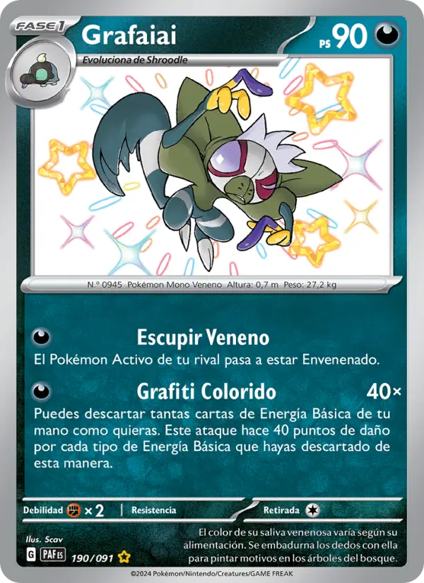 Carte Pokémon Tag-Tag #190 — Destinées de Paldea