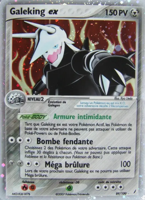 Carte Pokémon Galeking ex #89 — Gardiens de Cristal